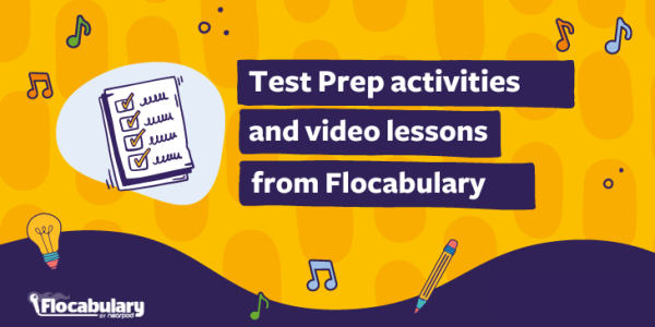 اختبار أنشطة الإعدادية ودروس الفيديو من Flocabulary